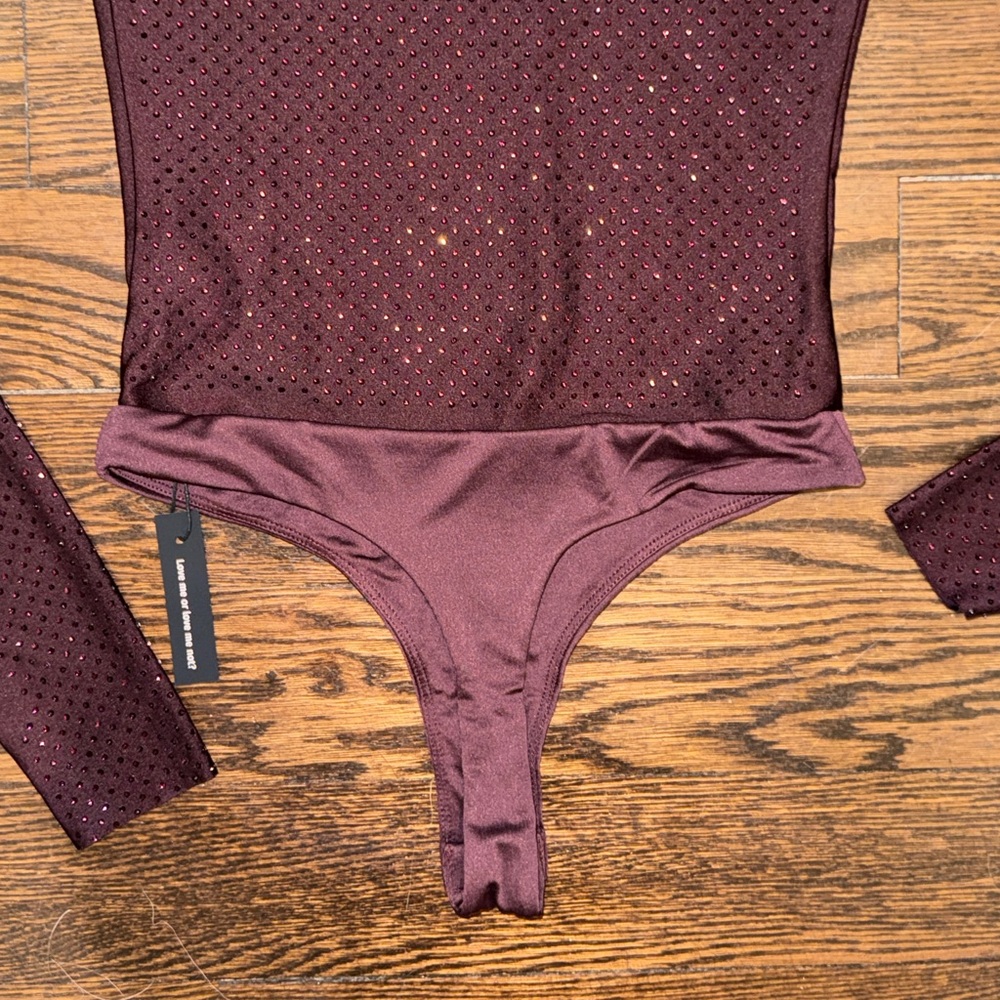 AFRM Milo Stud Turtleneck Jersey Bodysuit - Picture 12 of 15